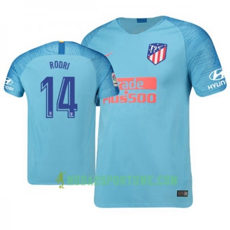 Koszulka Atlético Madryt Rodri 14 Wyjazdowe Stroje Piłkarskie 2018-2019 Krótki Rękaw